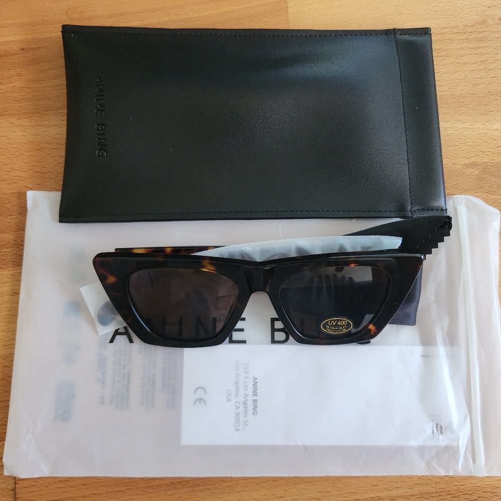 Anine Bing Paris Sunglasses - Dark Tortoise